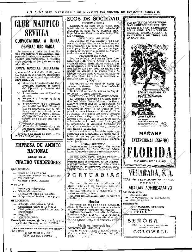 ABC SEVILLA 09-05-1969 página 50