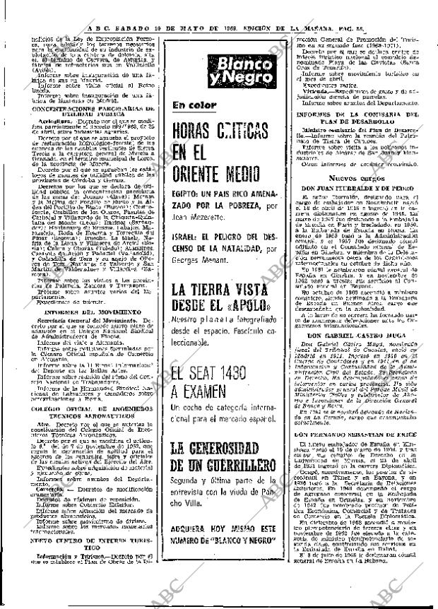 ABC MADRID 10-05-1969 página 68