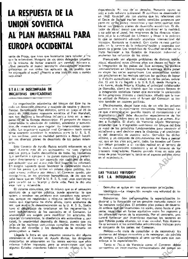 BLANCO Y NEGRO MADRID 10-05-1969 página 44