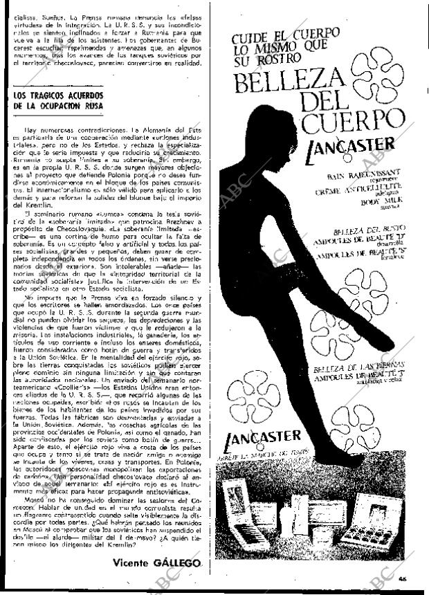 BLANCO Y NEGRO MADRID 10-05-1969 página 45