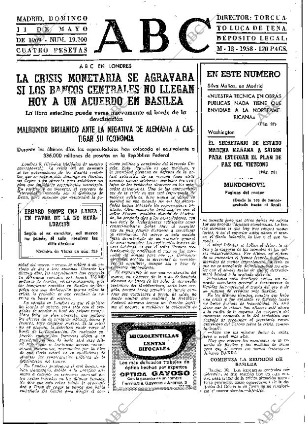 ABC MADRID 11-05-1969 página 31