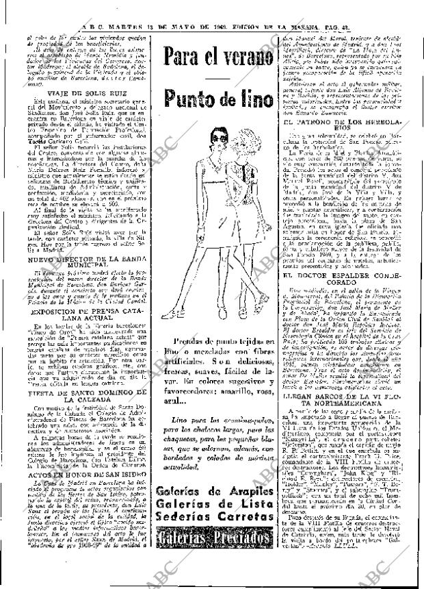 ABC MADRID 13-05-1969 página 56