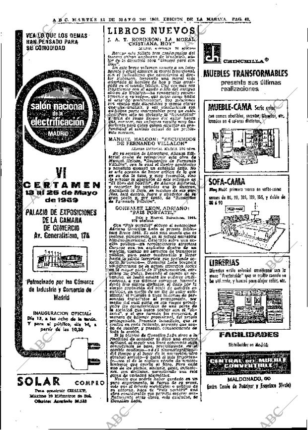 ABC MADRID 13-05-1969 página 62
