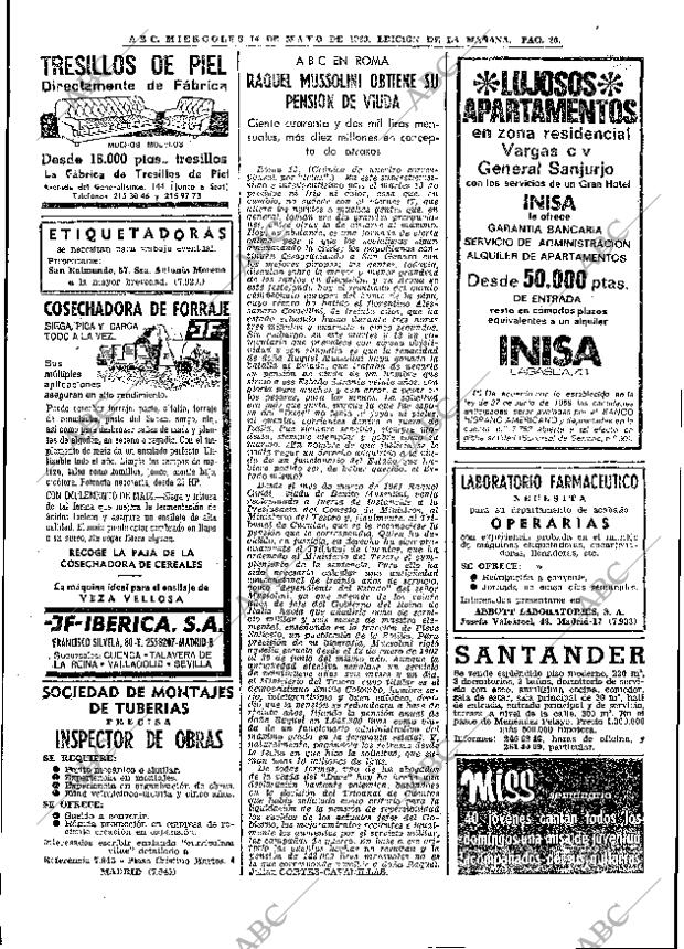 ABC MADRID 14-05-1969 página 44