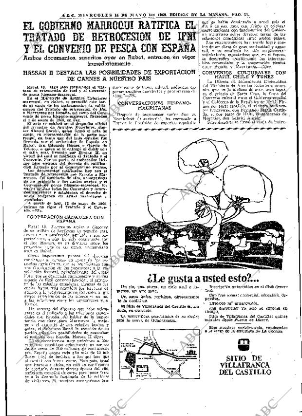 ABC MADRID 14-05-1969 página 49