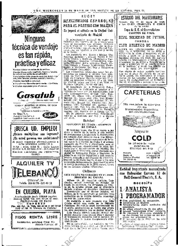 ABC MADRID 14-05-1969 página 90