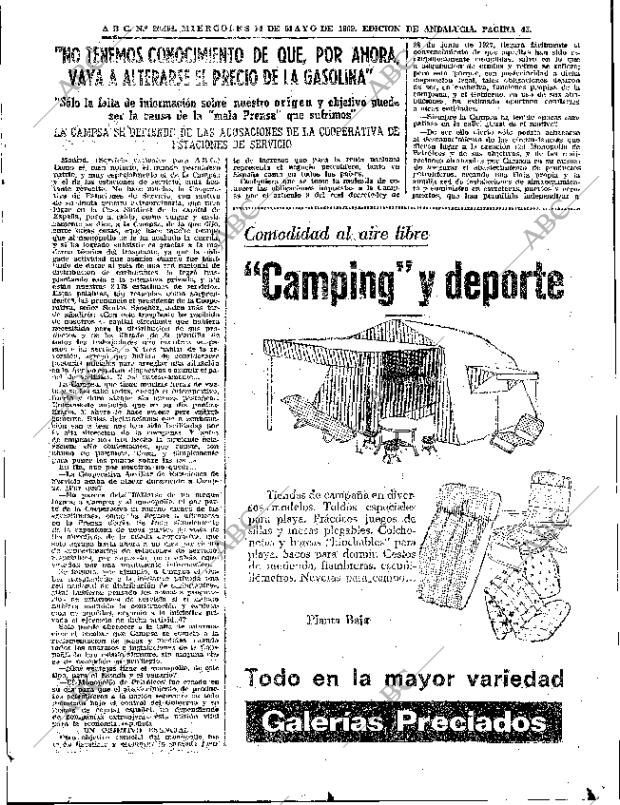 ABC SEVILLA 14-05-1969 página 45