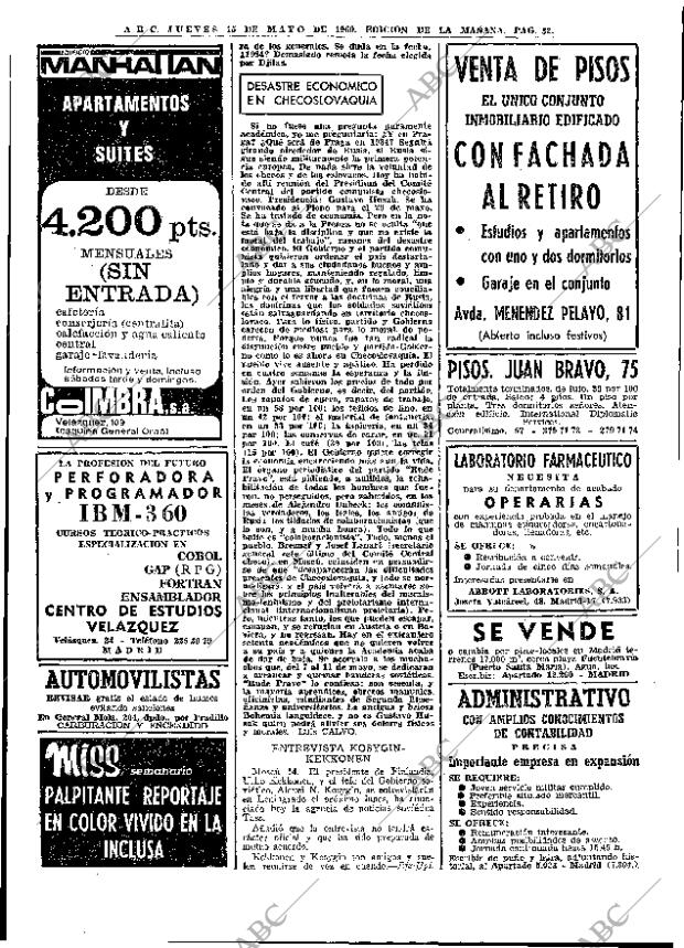 ABC MADRID 15-05-1969 página 58