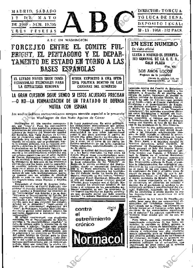 ABC MADRID 17-05-1969 página 63