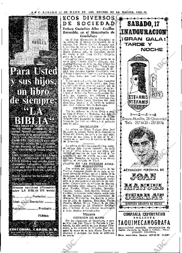 ABC MADRID 17-05-1969 página 94