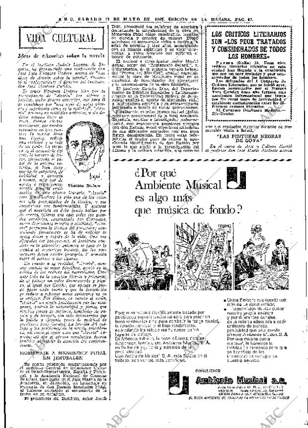 ABC MADRID 17-05-1969 página 97