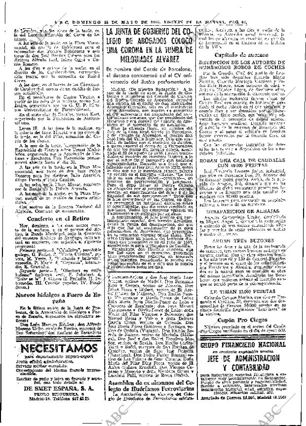 ABC MADRID 18-05-1969 página 60