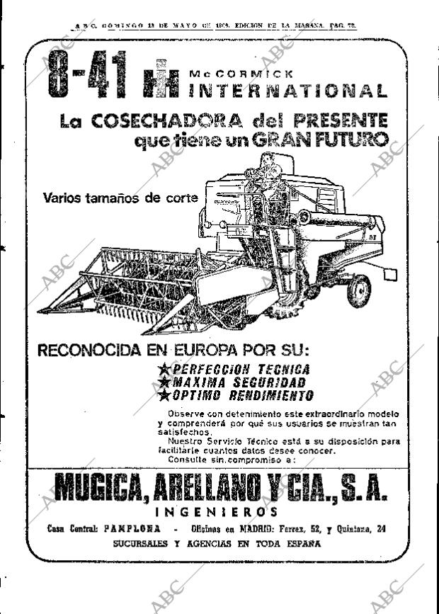 ABC MADRID 18-05-1969 página 86