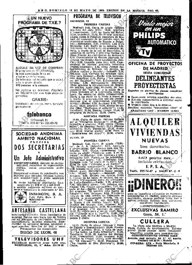 ABC MADRID 18-05-1969 página 99