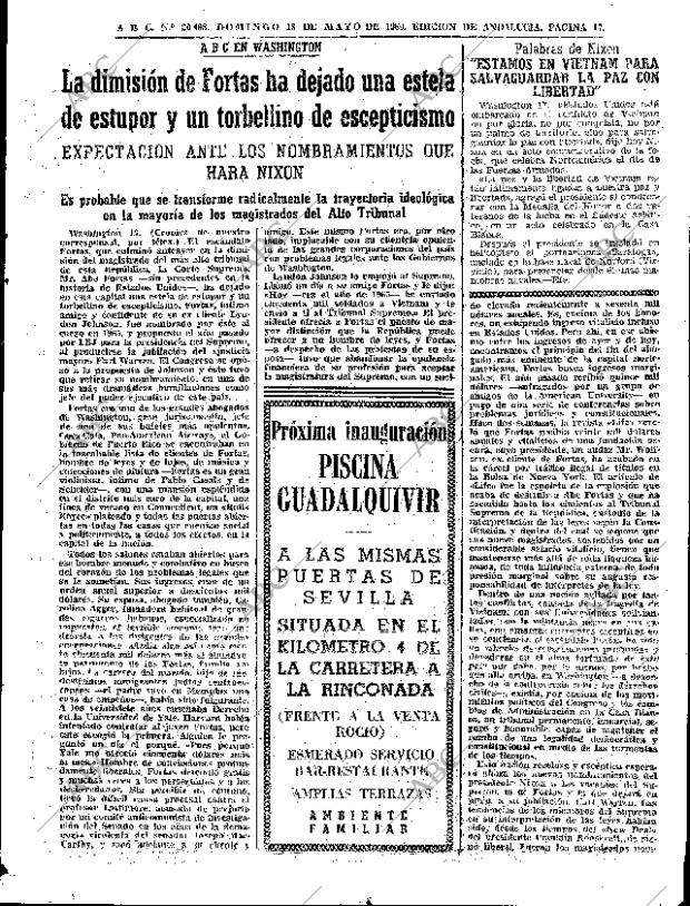 ABC SEVILLA 18-05-1969 página 17