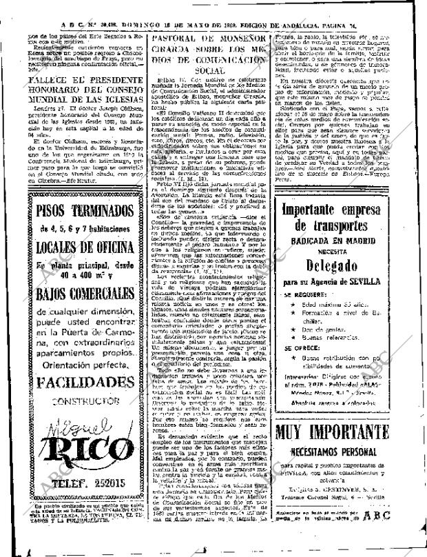 ABC SEVILLA 18-05-1969 página 34