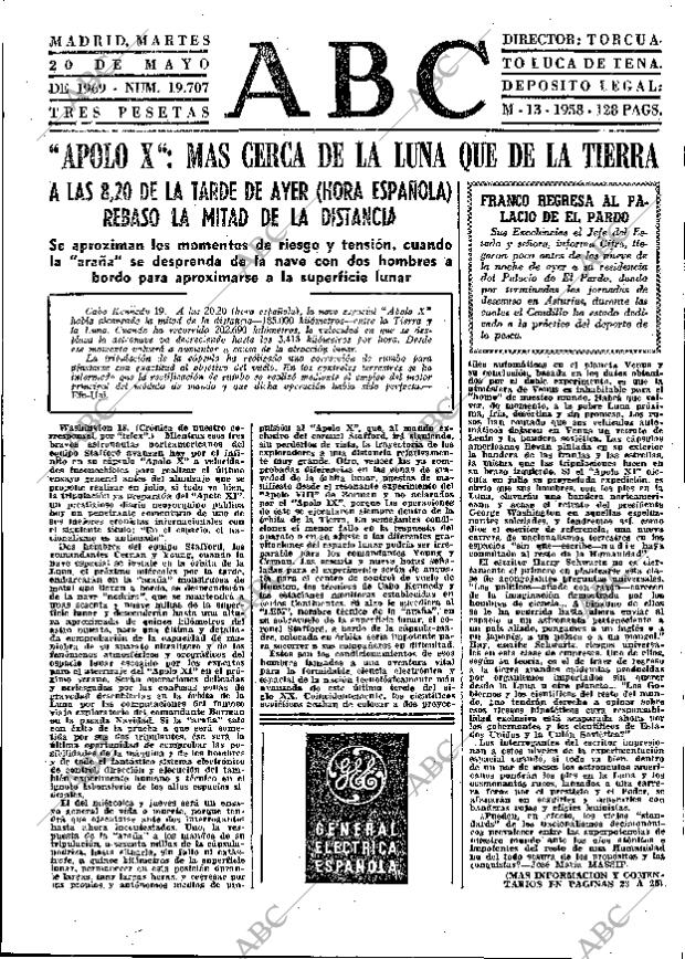 ABC MADRID 20-05-1969 página 39