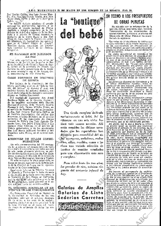 ABC MADRID 21-05-1969 página 52