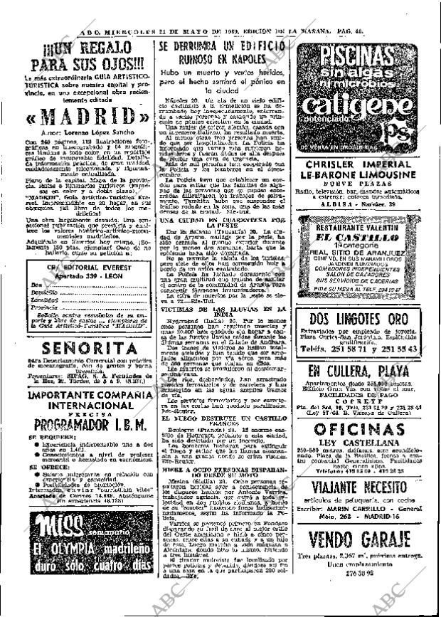 ABC MADRID 21-05-1969 página 58