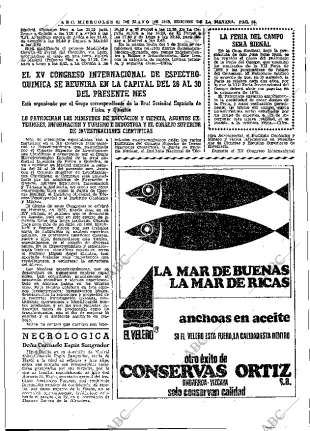 ABC MADRID 21-05-1969 página 73
