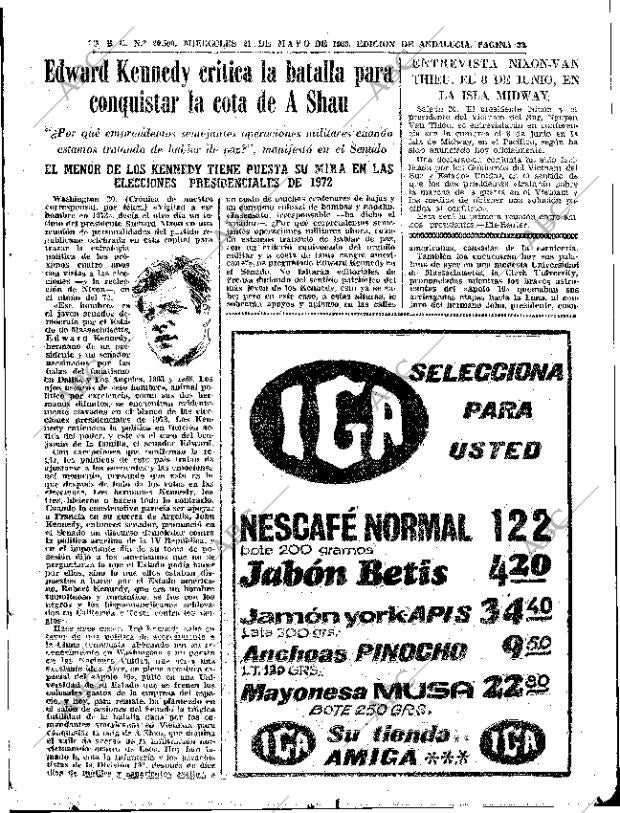 ABC SEVILLA 21-05-1969 página 33