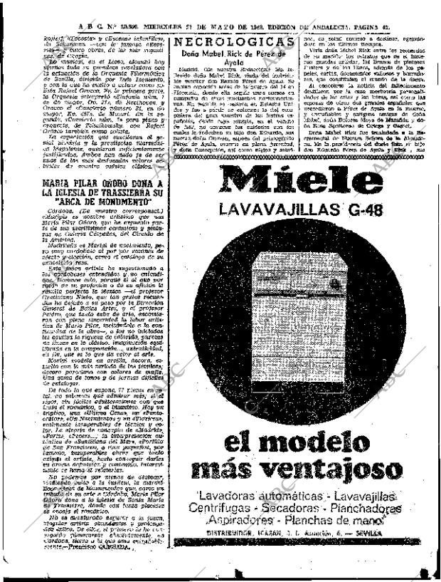ABC SEVILLA 21-05-1969 página 47