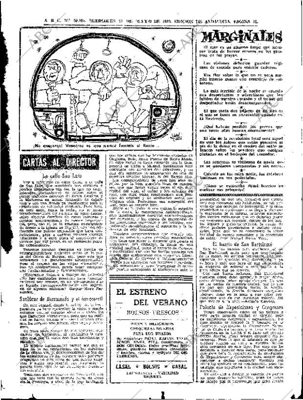 ABC SEVILLA 21-05-1969 página 51