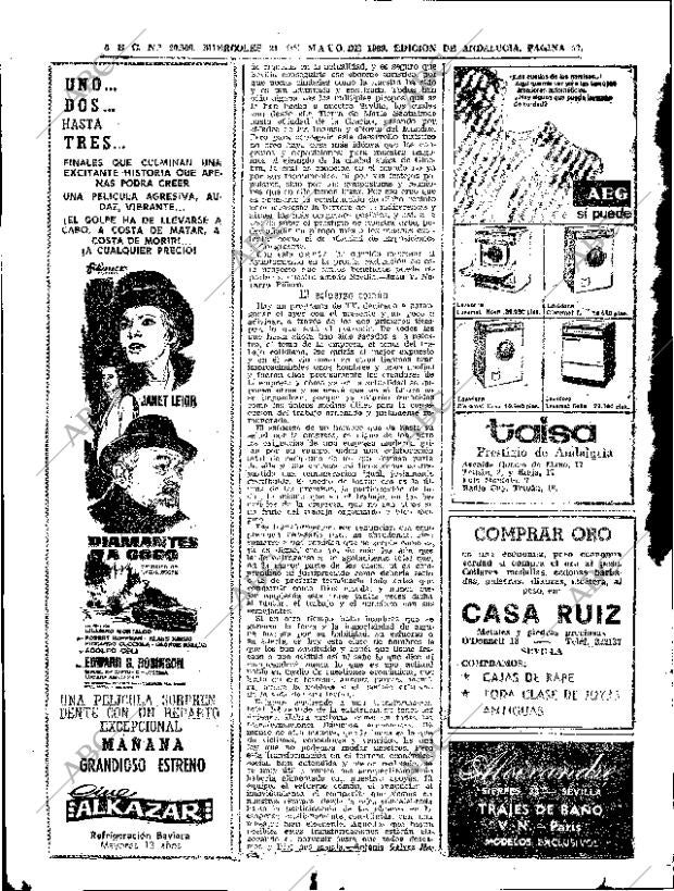 ABC SEVILLA 21-05-1969 página 52
