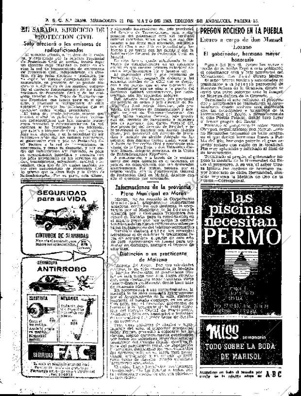 ABC SEVILLA 21-05-1969 página 55