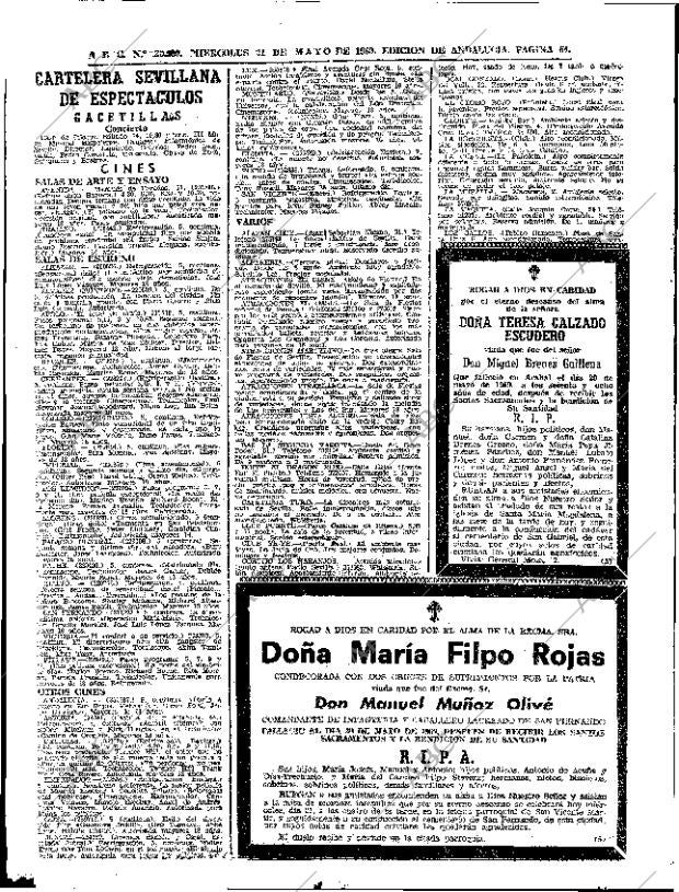 ABC SEVILLA 21-05-1969 página 64