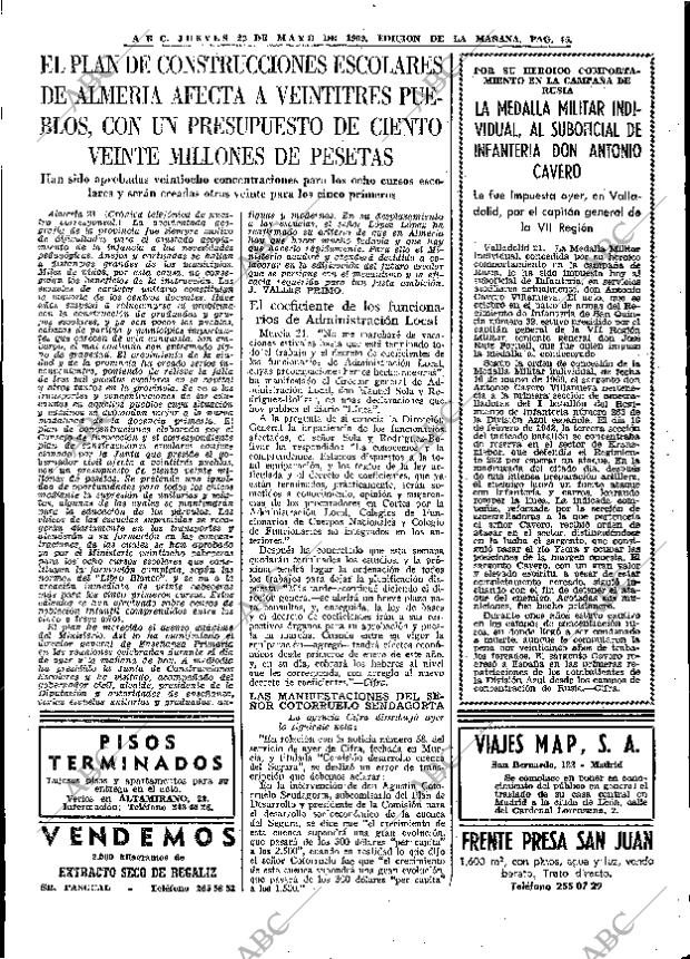 ABC MADRID 22-05-1969 página 63