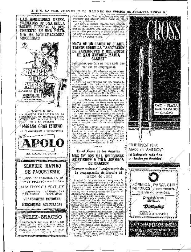 ABC SEVILLA 22-05-1969 página 74