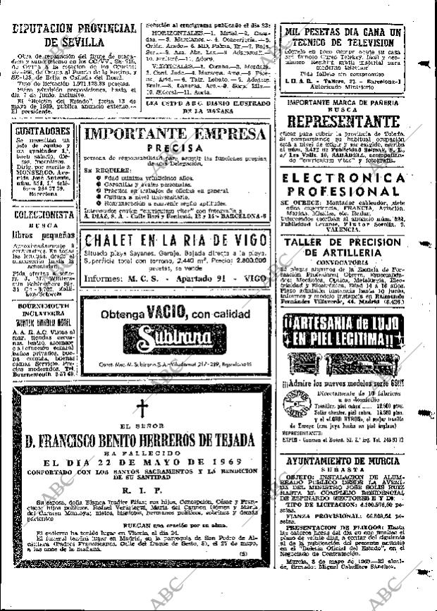 ABC MADRID 24-05-1969 página 147