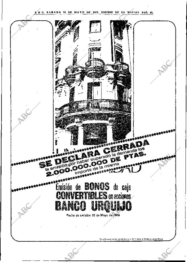 ABC MADRID 24-05-1969 página 70