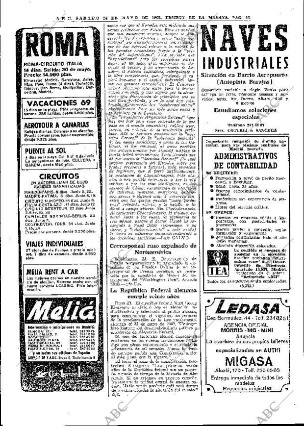 ABC MADRID 24-05-1969 página 76