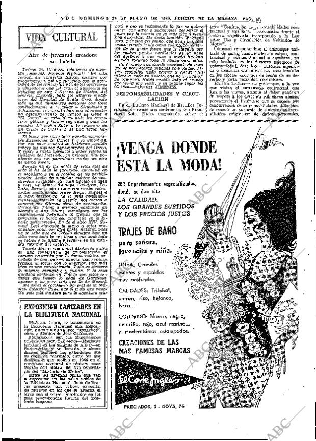 ABC MADRID 25-05-1969 página 57