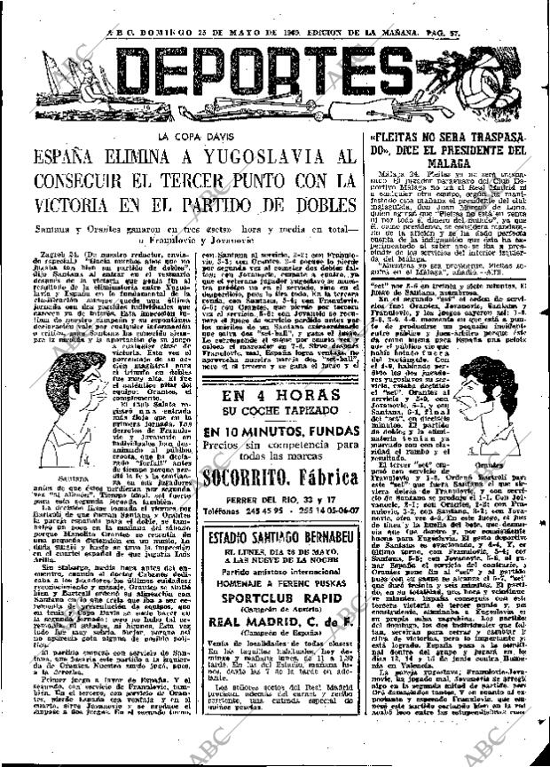 ABC MADRID 25-05-1969 página 67