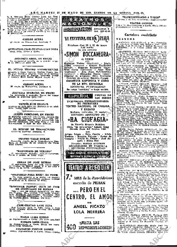 ABC MADRID 27-05-1969 página 110