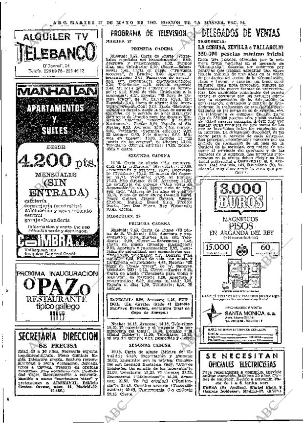 ABC MADRID 27-05-1969 página 116