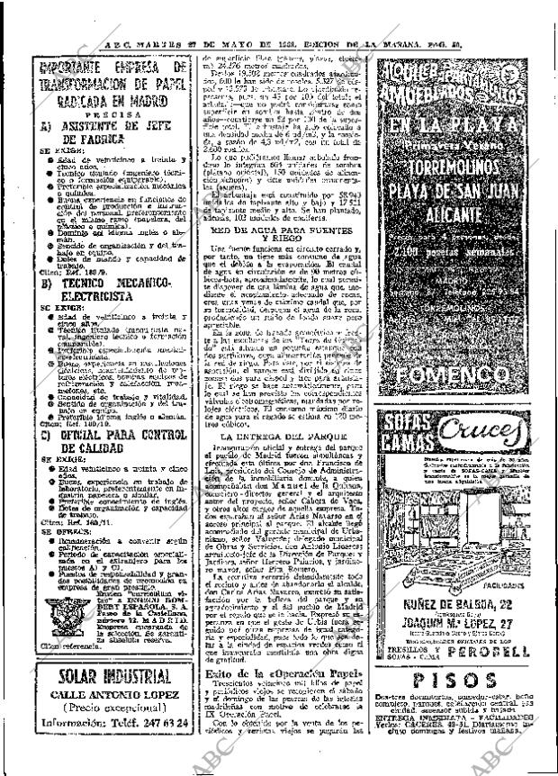 ABC MADRID 27-05-1969 página 72