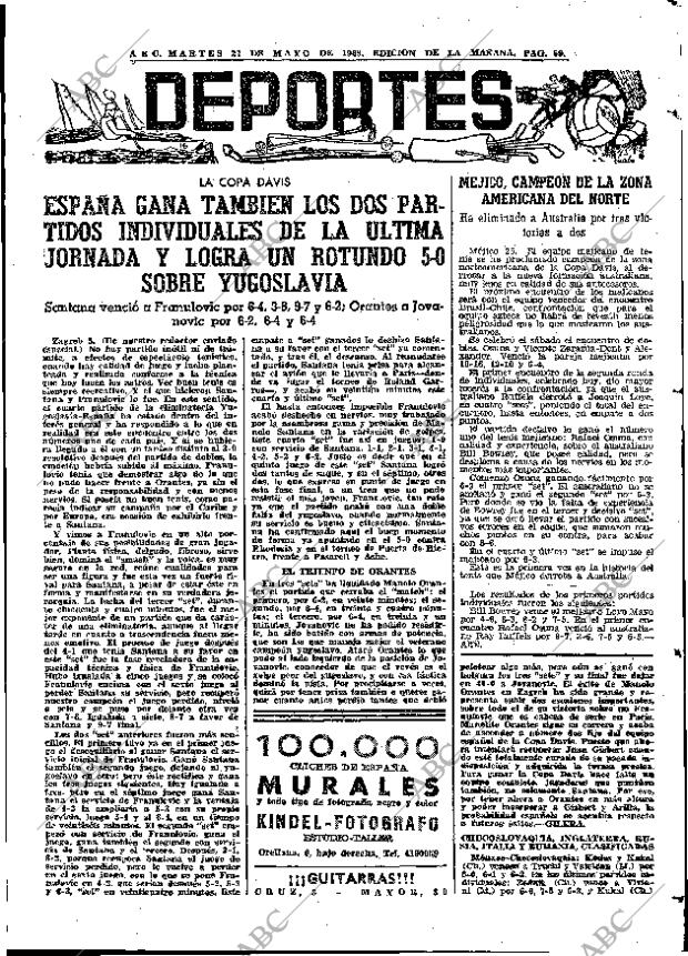 ABC MADRID 27-05-1969 página 91