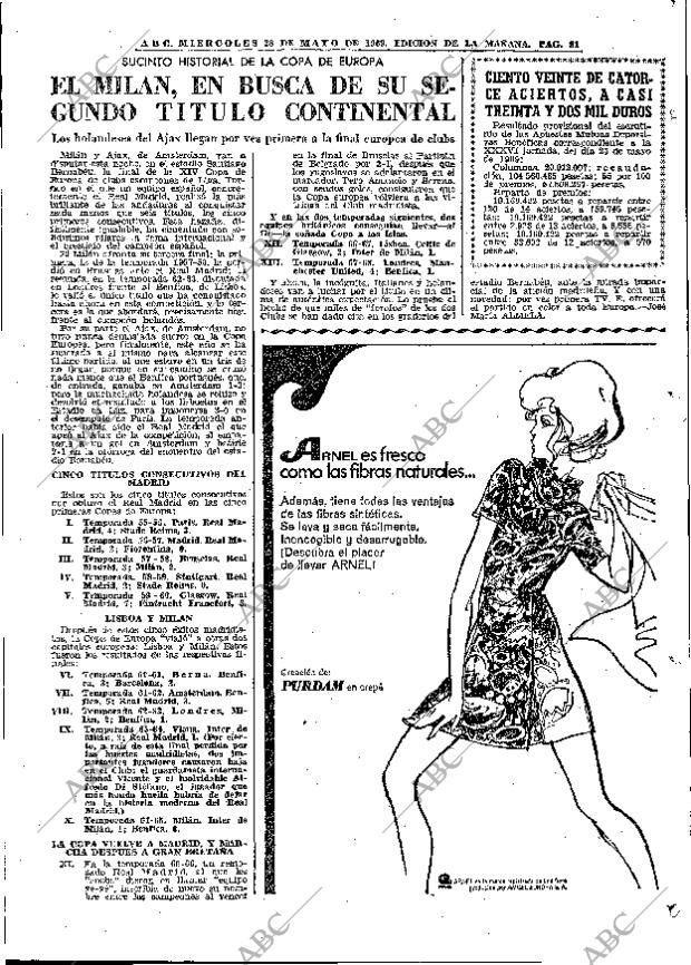 ABC MADRID 28-05-1969 página 107