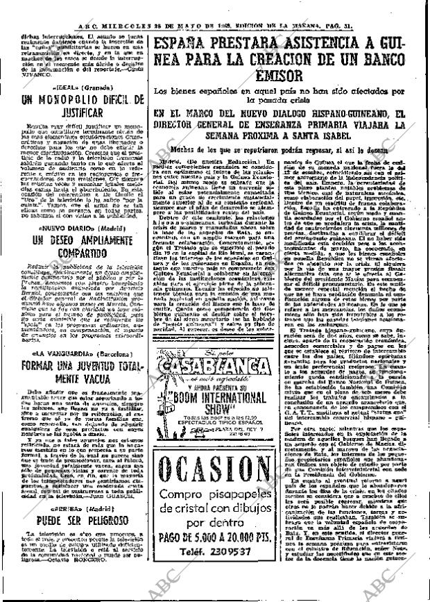 ABC MADRID 28-05-1969 página 57