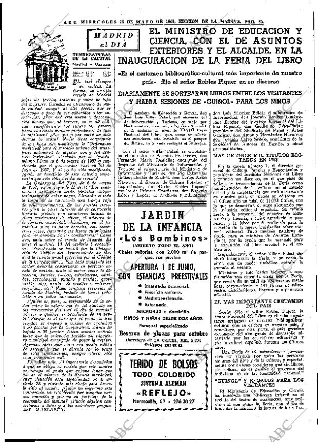 ABC MADRID 28-05-1969 página 85