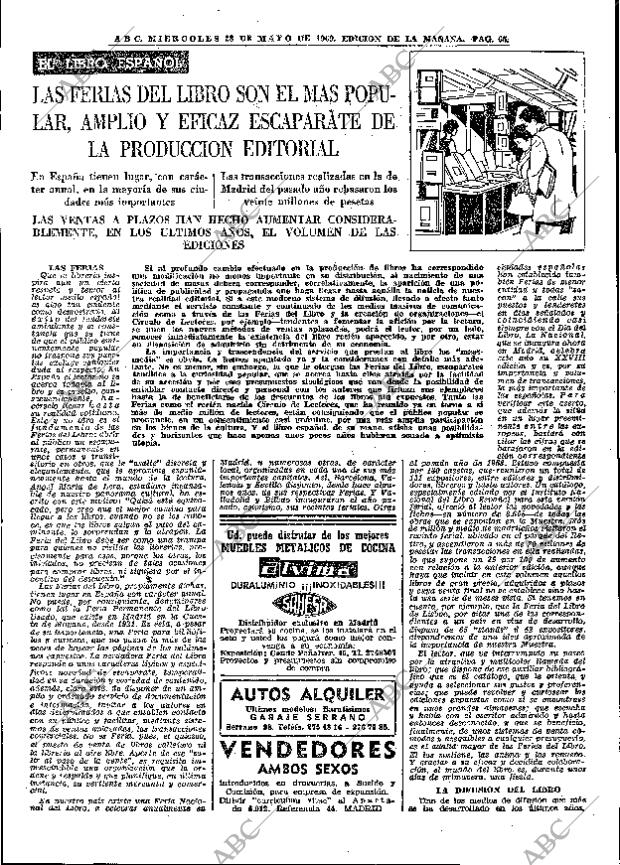 ABC MADRID 28-05-1969 página 91