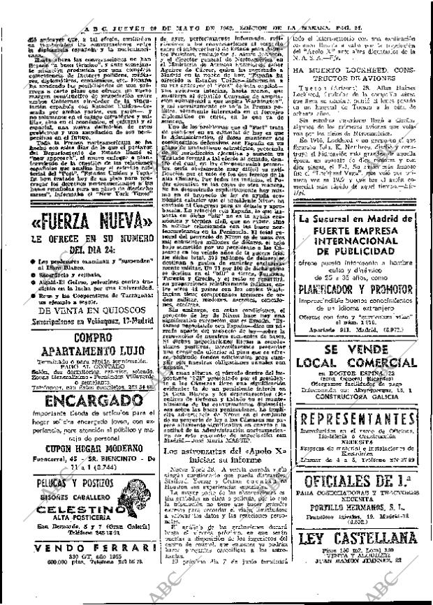 ABC MADRID 29-05-1969 página 42