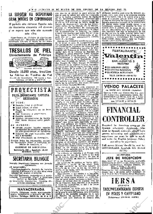 ABC MADRID 29-05-1969 página 50