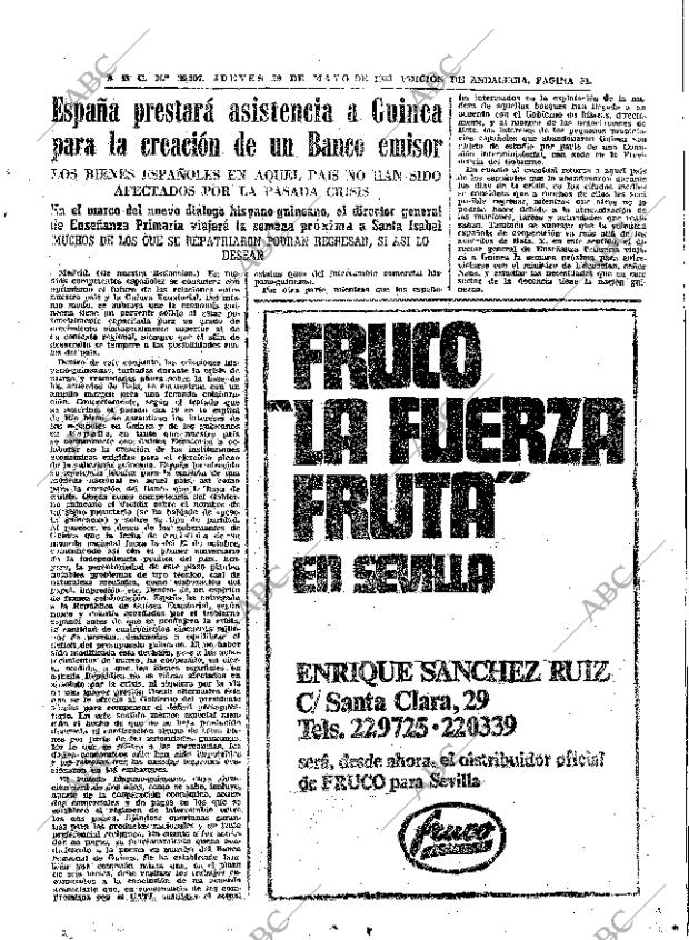 ABC SEVILLA 29-05-1969 página 51