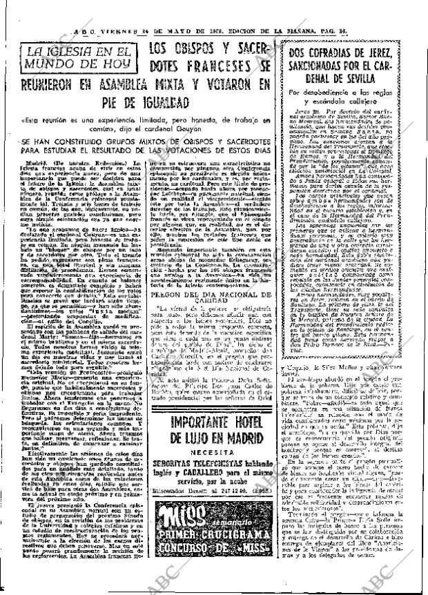 ABC MADRID 30-05-1969 página 50