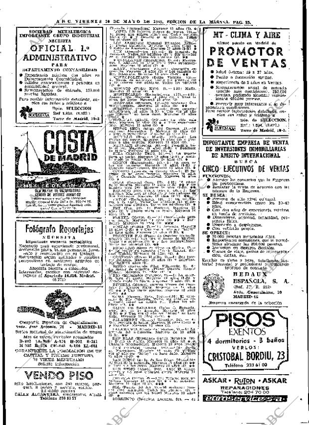 ABC MADRID 30-05-1969 página 99